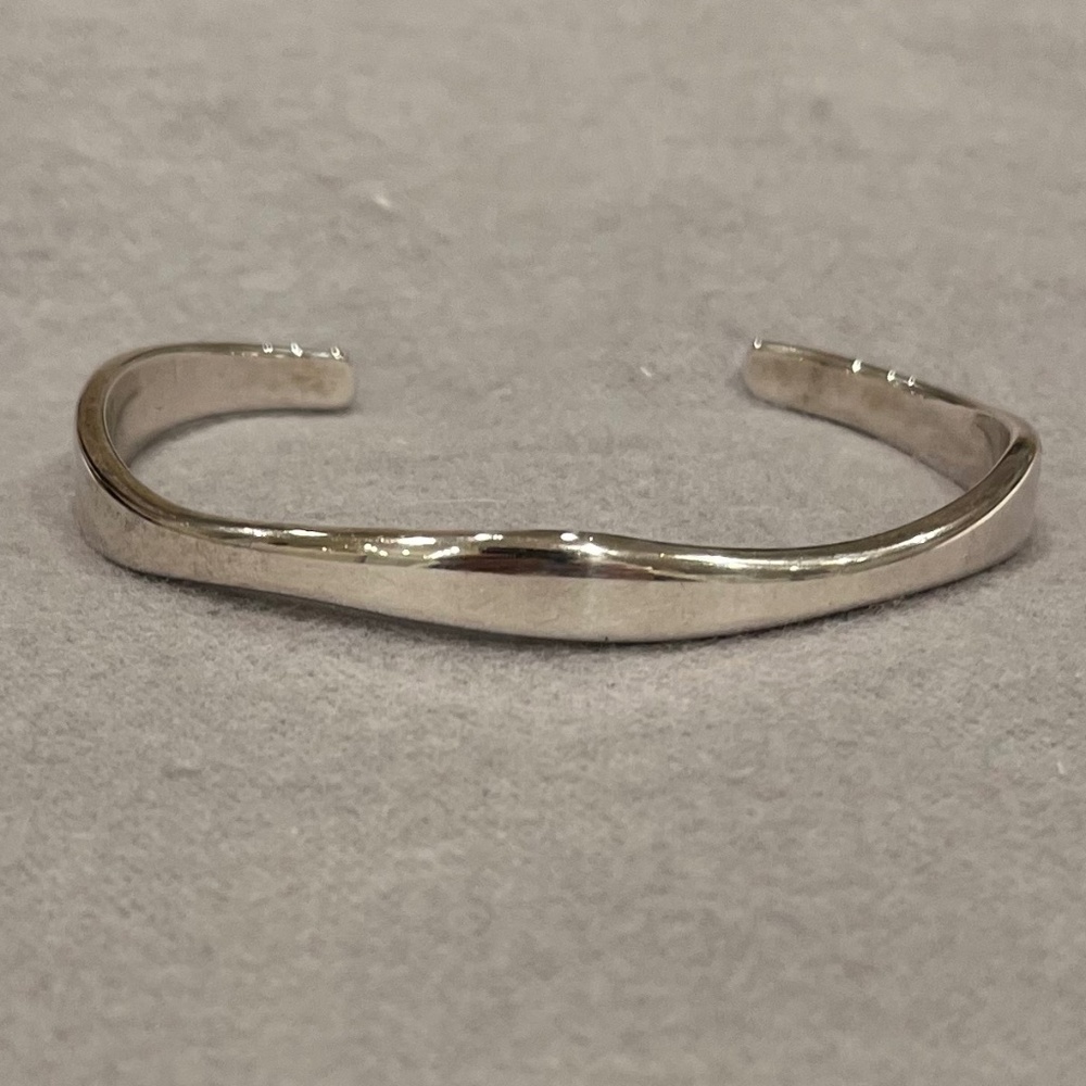 Vintage Mexican Sterling Silver Cuff Bracelet 925 | Taxco Style - Picture 3 of 4